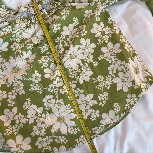 NWT Alemais Leisa Off-Shoulder Floral Cotton Blouse 8 - Picture 9 of 13